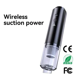 Portable Wireless Handheld Mini Vacuum & Blower - 4 - in - 1 (Black)