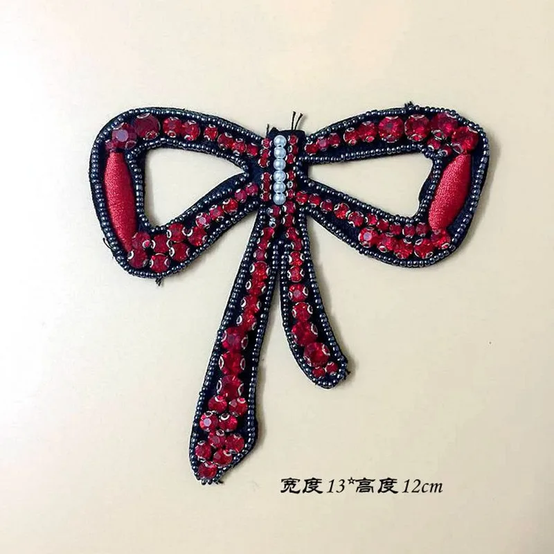 Handmade skull cloth stickers DIY clothes decoration accessories patch applique clothes hole patch stickers 1PCS embroidery cloth patches