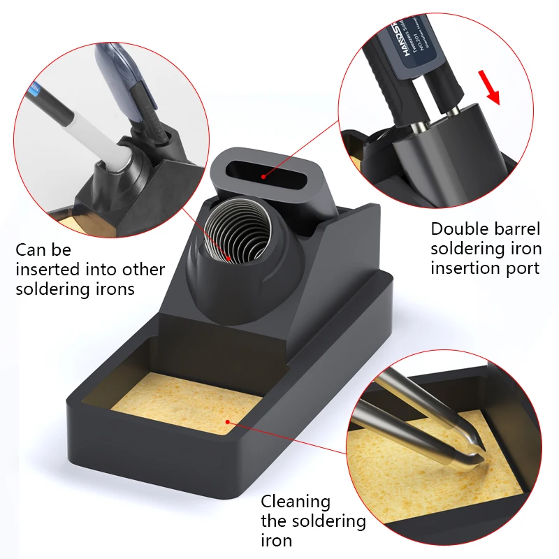 Soldering Station Tweezers Handle For Handskit STM 32 Soldering Station Temp Adjust Portable Home Electronics Repair Tool
