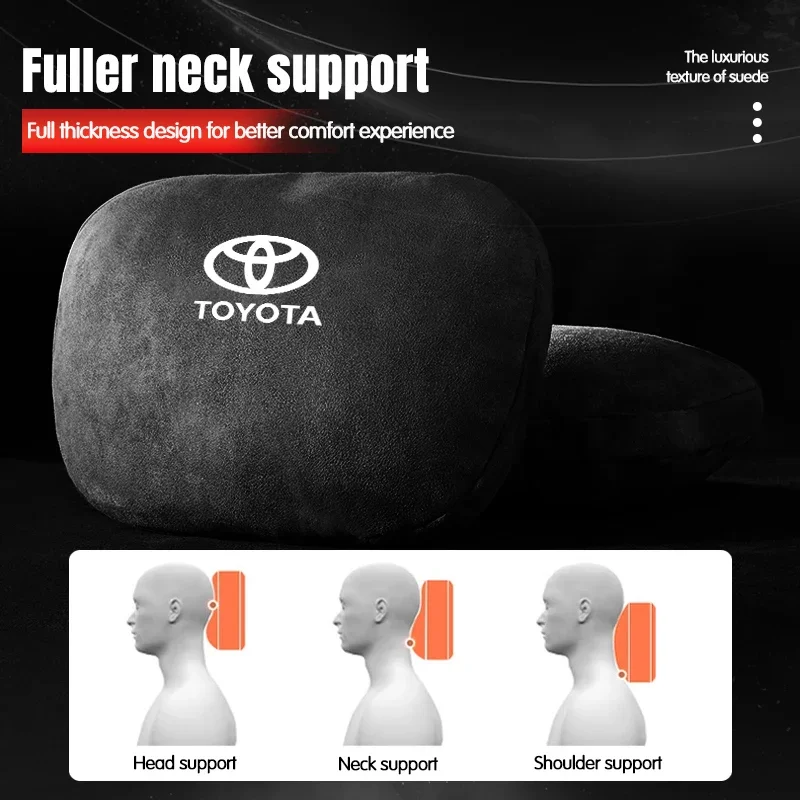 وسادة رقبة بمسند رأس للسيارة ، مسند رأس ، إسفنج مي...