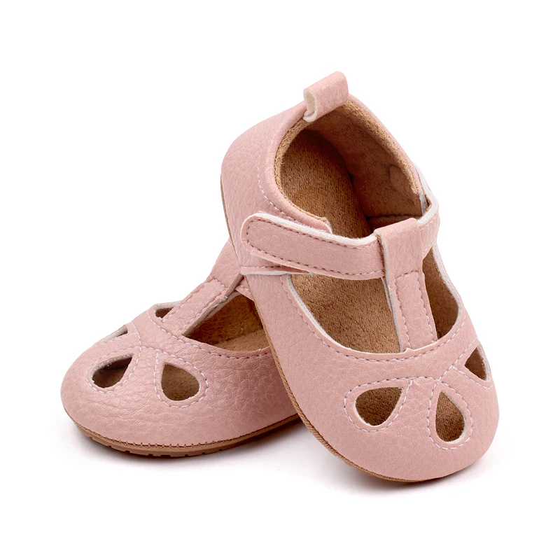 Baby Spring and Summer Sandal Girls and Boys 0-18 Months First Step Shoes Casual Walking Hollow Breathable Fanshion Anti-slip 4