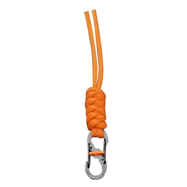 New 10 Styles High Strength Emergency Survival Backpack Paracord Keychain Key Ring Parachute Cord Lanyard 8-Word Buckle 3