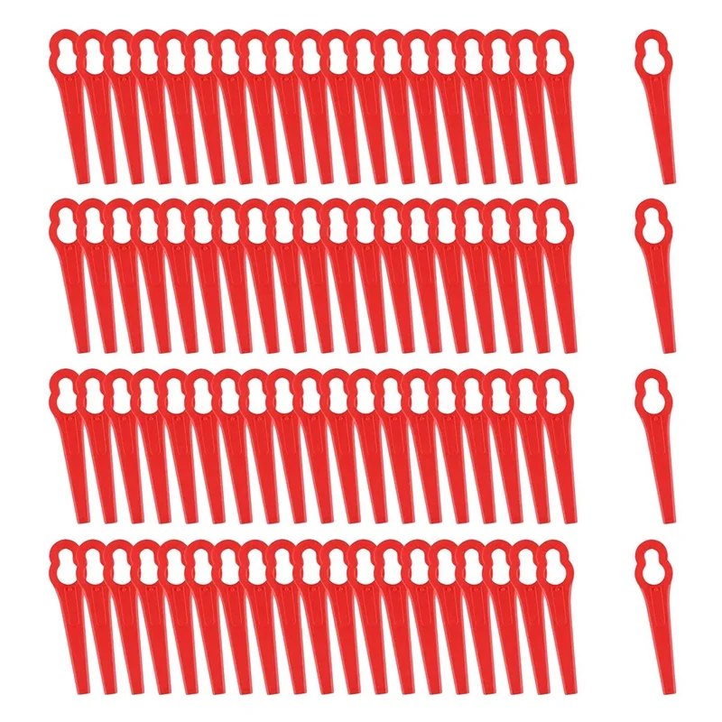 100Pcs85CMPlasticGrassTrimmerBladeReplacementBladesLawnMower