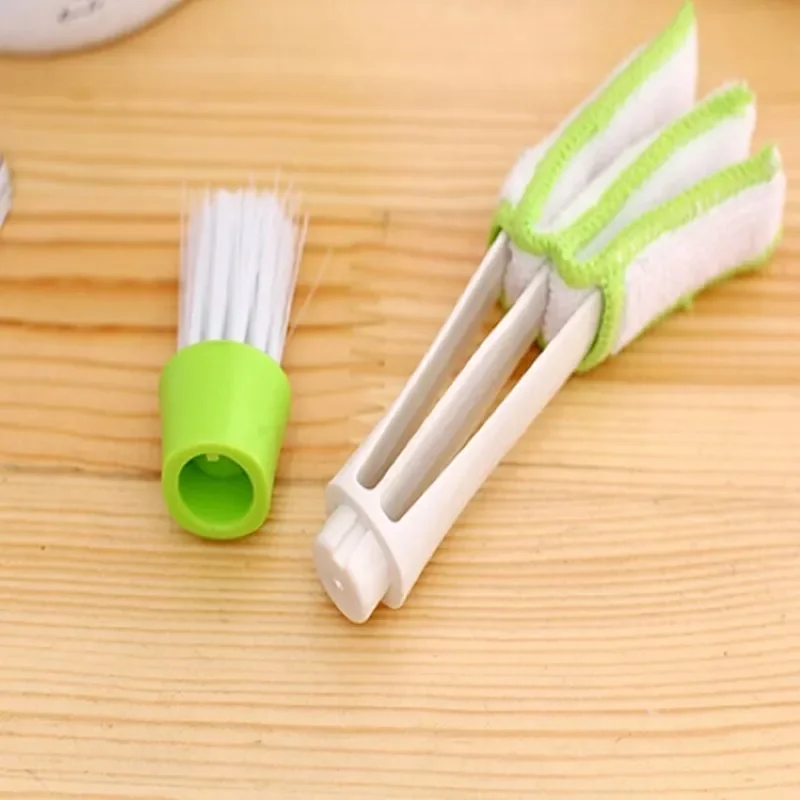 Car Cleaning Brush Air Conditioner Vent Cleaner Detailing Dust Removal Blinds Duster Outlet Brush Car-styling Auto Accessories 6