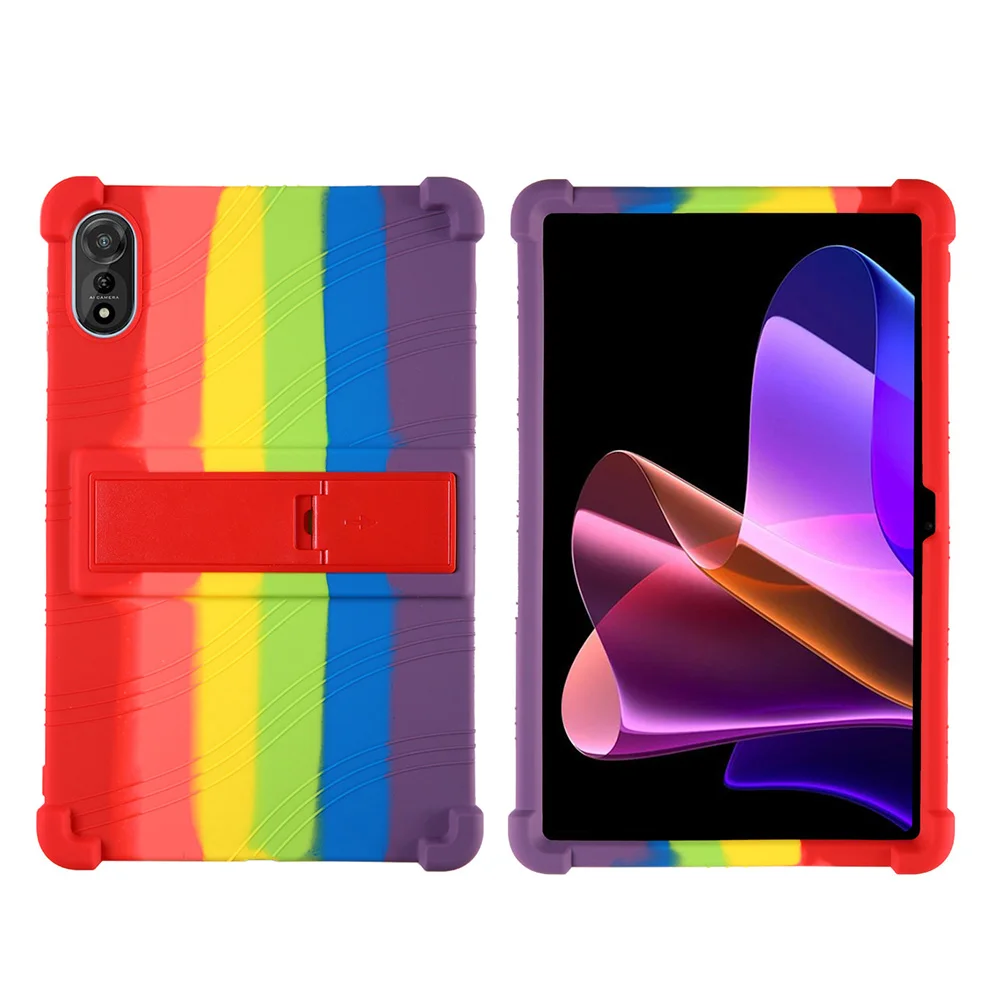 Kids Safe Shockproof Adjustable Tablet Stand Case - Soft Silicone