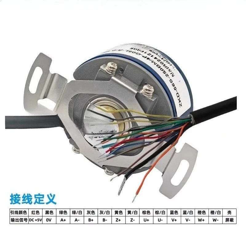 original genuine ZKD-56S-250BM/2p4P5p-G05L-A/C/D-0.19m encoder