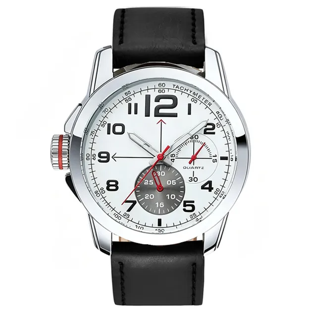 Montre Homme XINEW Brand Men Watches Fashion Leather Band Gifts Date Quartz Vintage Watch Black Reloj Hombre Relogio Masculino