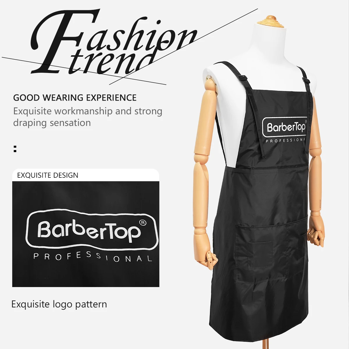 

Barbertop Hairdressing Cape for Hair Cutting Apron Oxford Barber Pocket Haircut Dyeing Cape Salon Hairdresser Antifouling Cloth