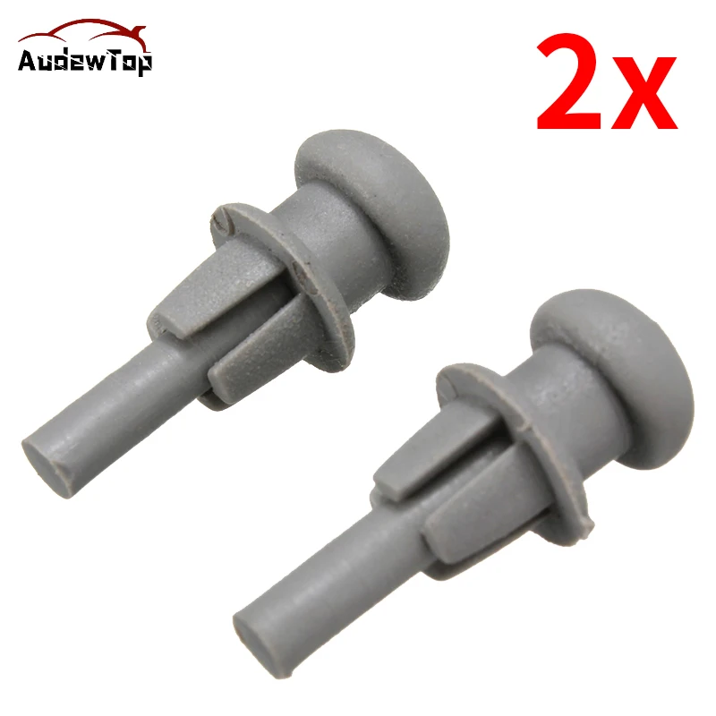 2X Fastener Grey Parcel Shelf Clips Per Cord String Per Citroen Saxo C2 C3 Xsara Picasso Accessori Interni