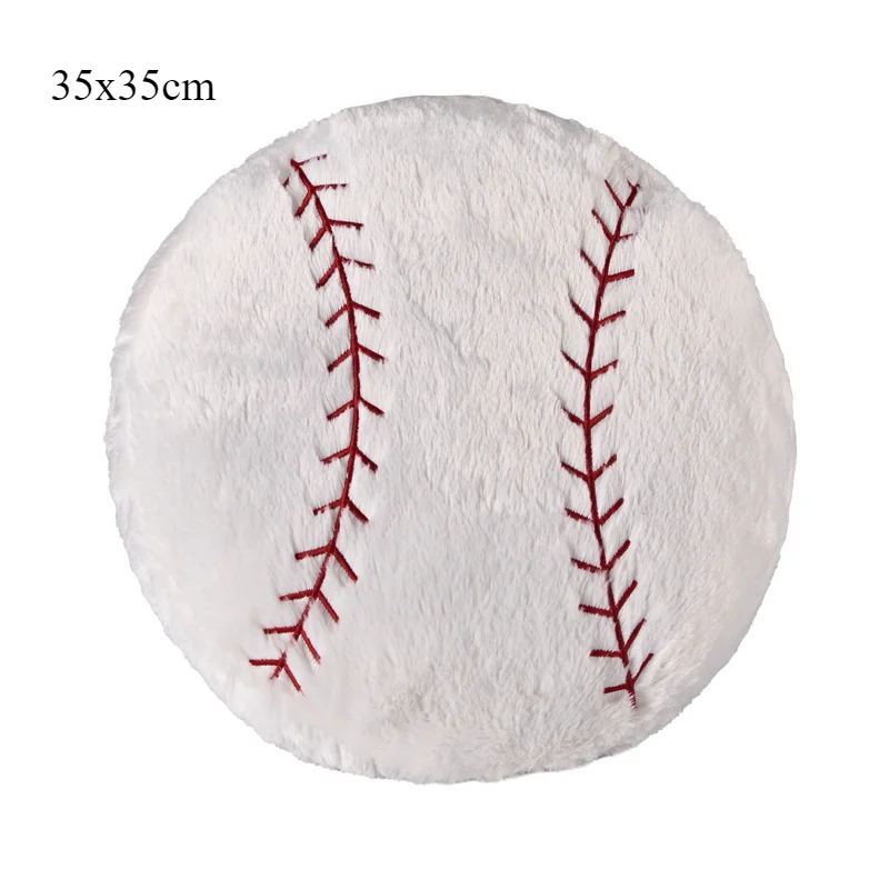 Basketball and Football-shaped Sports Plush Cushion Pillow Winter and Summer Style Gift for Boyfriend and Fan 5