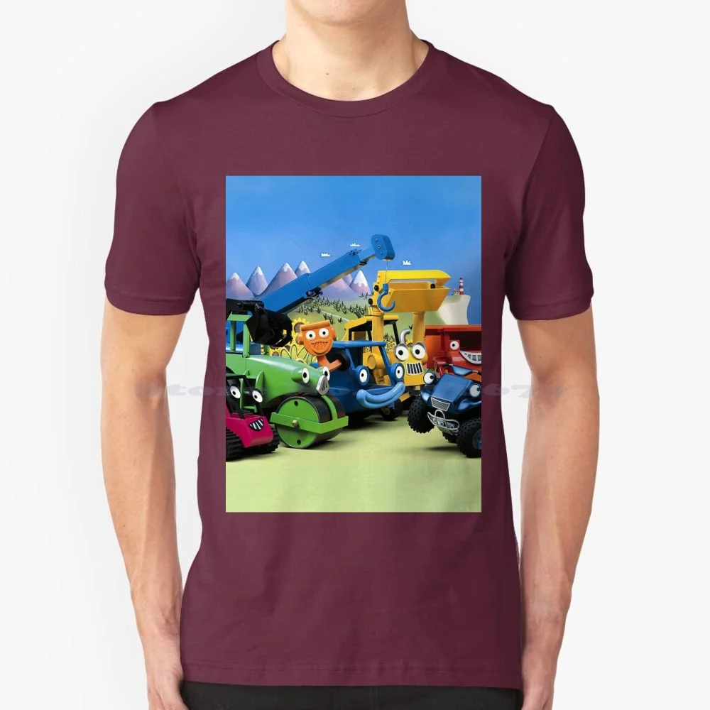 Bob The Builder And Friends T Shirt 100% Cotton Tee Bob The Builder Bob The Builder Bob The Builder Memes New Bob The Builder