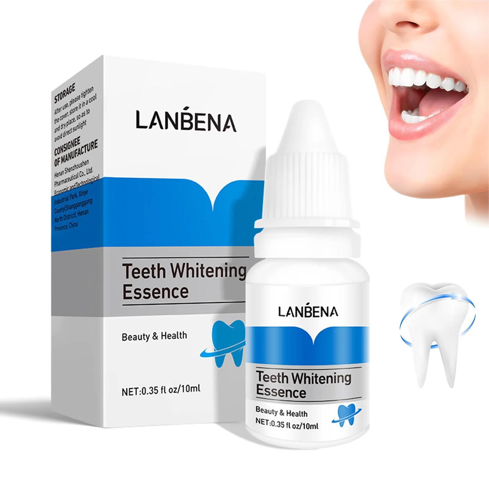 

10ml Oral Care Instant White Overnight Teeth Whitening Gel Oral Health Care n Women