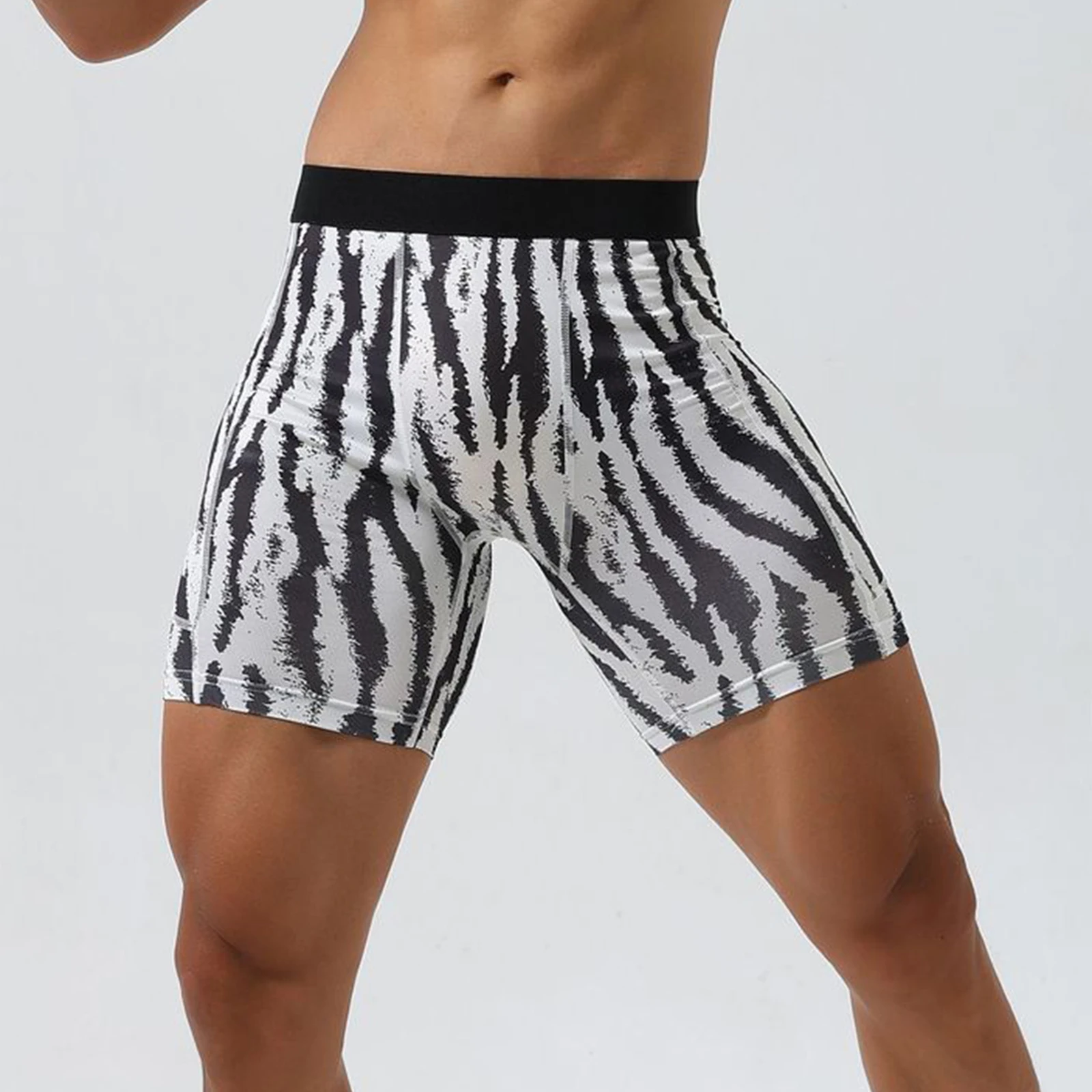 Men Workout Gym Shorts Fitness Bodybuilding Shorts Slim Fit Elastic Athletic for Running Joggers Training Activewear