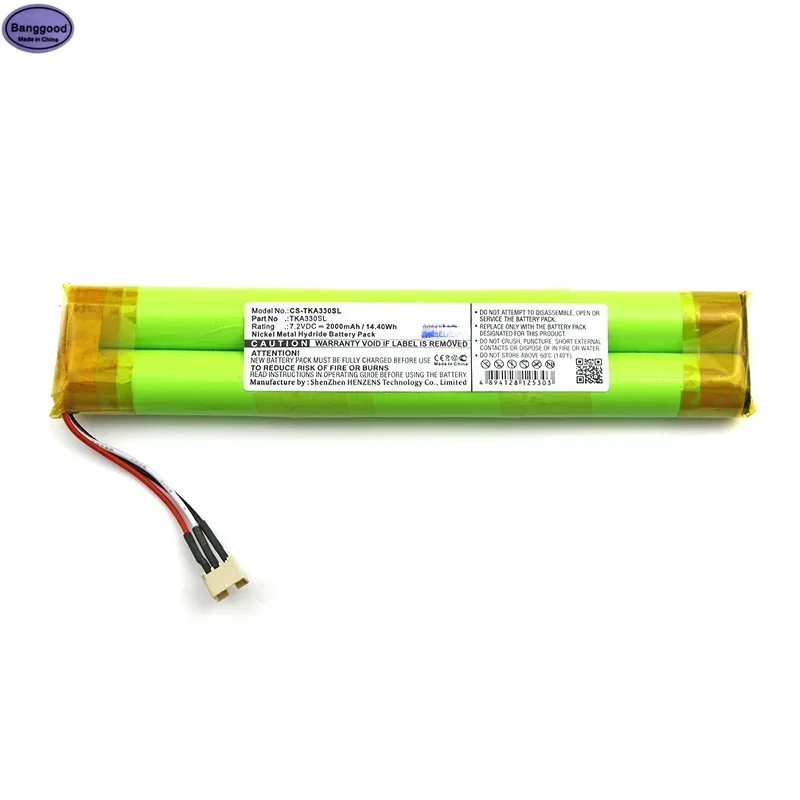 

Banggood Battery for TDK Life on Record A33 2000mAh / 14.40Wh Audio Battery