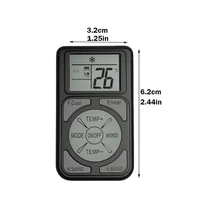 MRSVI Mini télécommande universelle A/C portable Q58 compatible avec toutes les grandes marques et modèles de climatiseurs 3