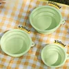 Dog Feeders Folding Silicone Bowl Outdoor Travel Foldable Portable Cat Dog Food Water Container Feeding Tray Bowl Pet Supplies 6