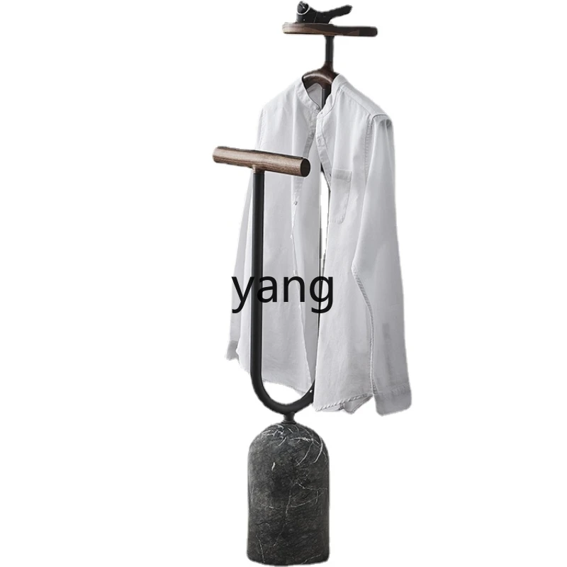 

CX Light Luxury Coat Rack Standing Wall Mounted Cloth Rack Marble Metal Bedroom Simple Household