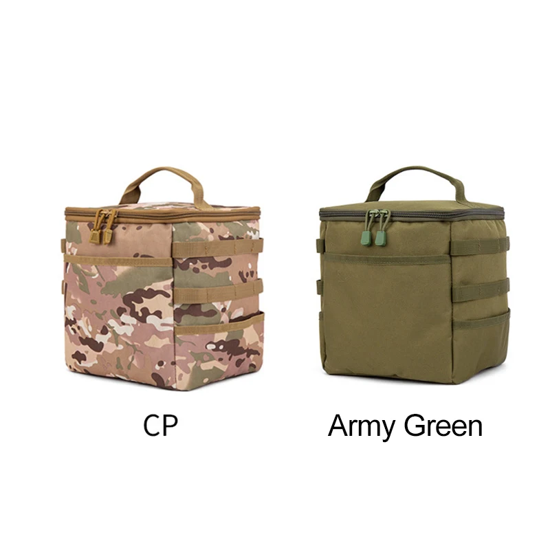 Outdoor Camping Storage Bag Picnic Bag Picnic Hiking Meal Large Capacity Storage Lamp Tableware Camping Supplies