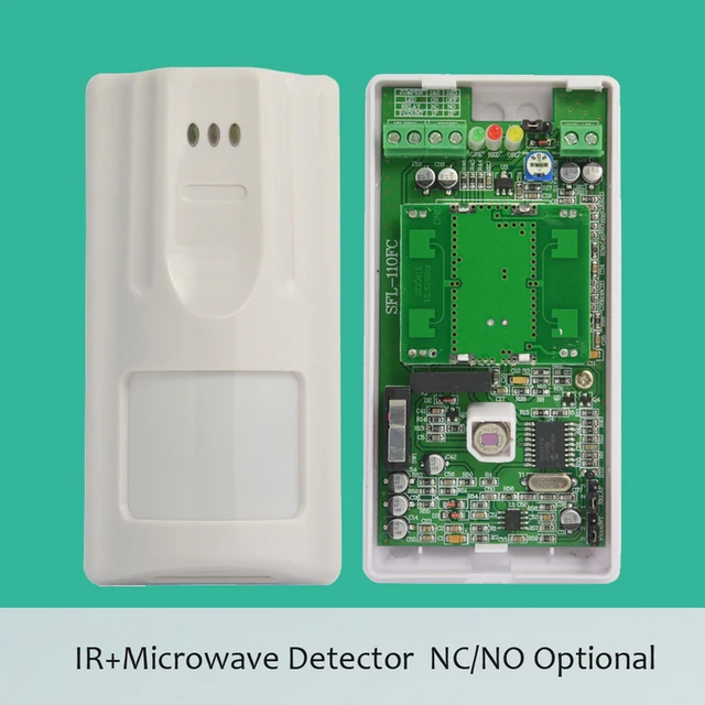 1Pcs Indoor Use Wall Mounted Infrared Detector PIR Motion Sensor Intruder Alarm Normally Close or Normally Open Signal Output 1