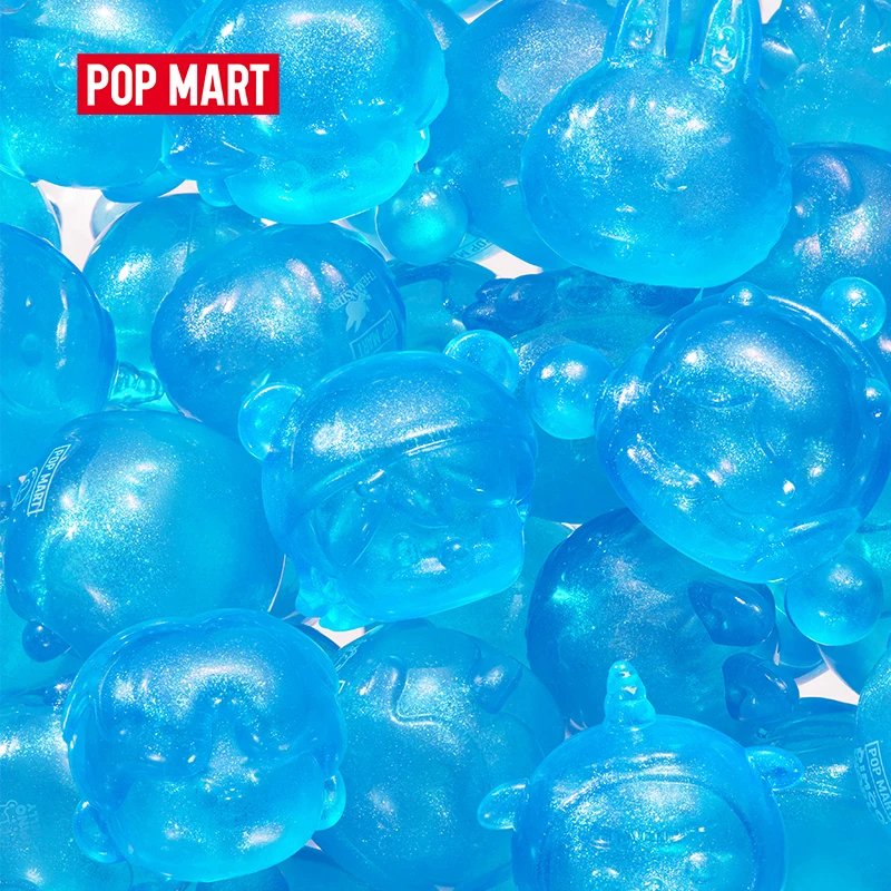 

POP MART POP BEAN LABUBU Gashapon Machine & MINI Colorful Party Series Set