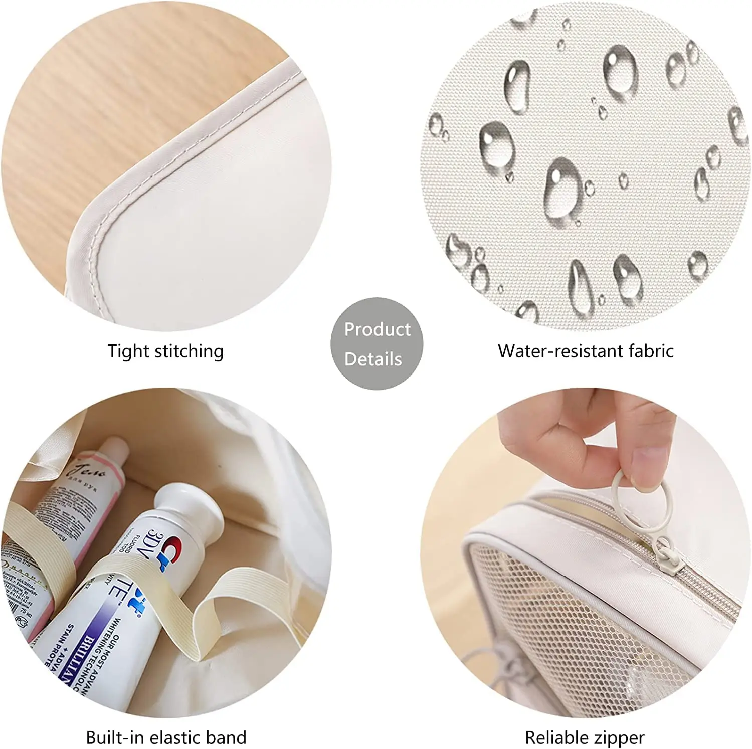 1pcs High Quality Women Makeup Bags for Accessories Toiletries  Waterproof Storage Hanging Ser Hanging Bathroom Bag