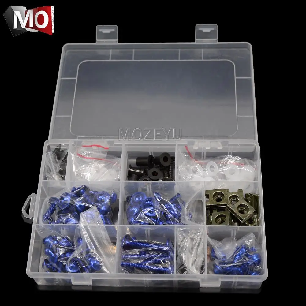 For Suzuki Gsxr Gsx-R 125 400 600 750 1000 1100 125 Gsx R Motorcycle Windshield Fairing Screws Fastener Clips Body Spring Bolts