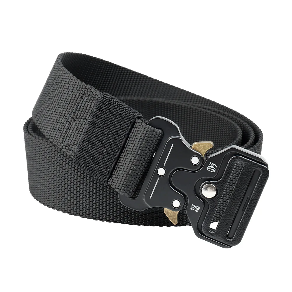 

Tactical Outdoor Belt Quick Release Magnetic Buckle Military Equipment Combat Canvas Belt Sports