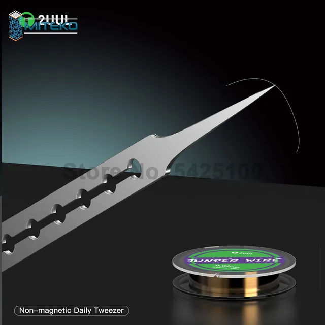 جفت 2UUL TW21 الاحترافي (Daily Tweezer) – دقة متناهية للأعمال اليومية وسلك البريدجات (غير ممغنط) 4