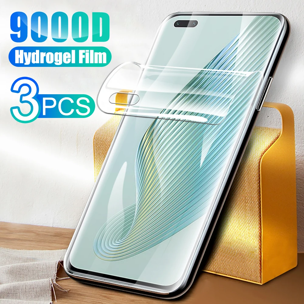 3Pcs Soft Hydrogel Pellicola Protettiva Per Honor Magic5 Pro Screen Protector Non Glass Per Honor Magic5 Magic 5 Pro 5Pro 5G 6.81 Pollici