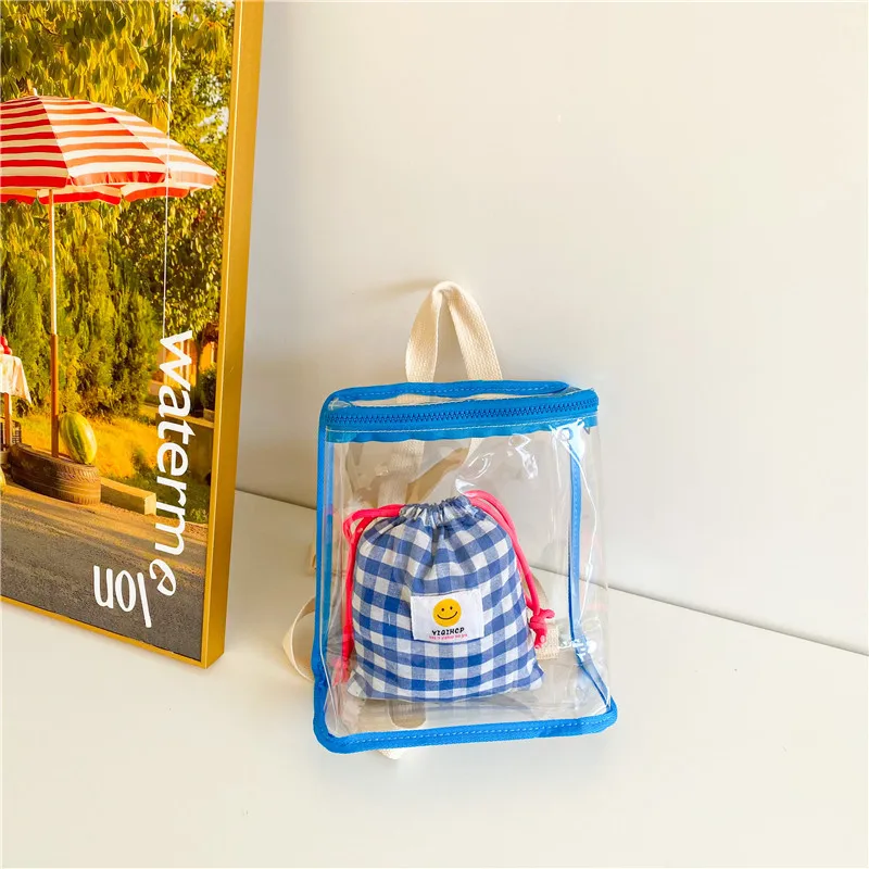 2024 Cute Kids Backpack Girl Transparent Backpack Korean Boys Girls' Travel Backpack Kid Bag Kids Accessories 6