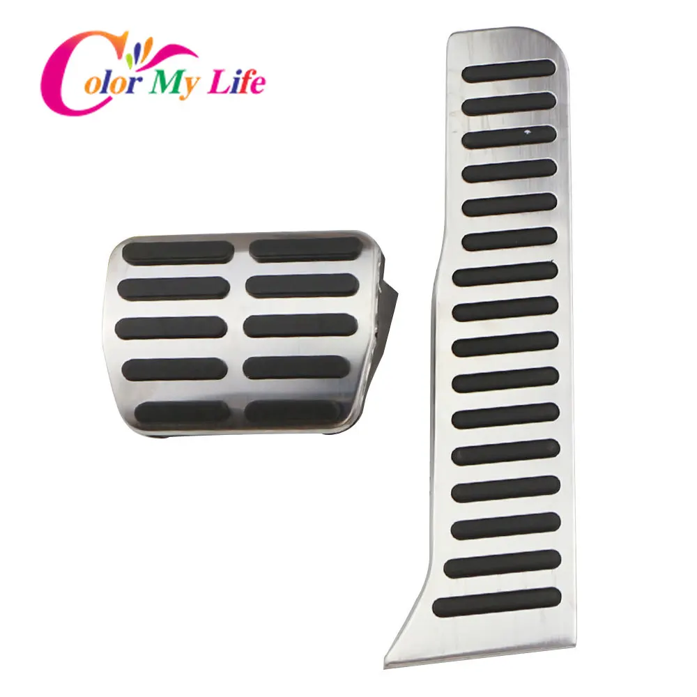 Car Pedals for Volkswagen Vw Golf 5 6 MK5 MK6 Jetta MK5 Scirocco for Skoda Octavia A6 Stainless Steel Gas Brake Rest Pedal
