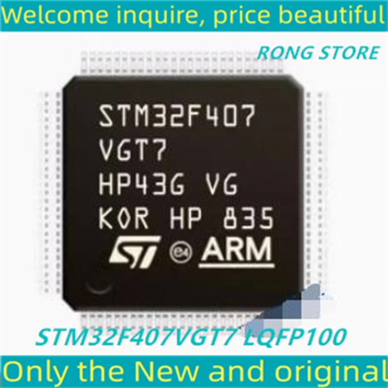 

STM32F407 VGT7 New and Original Chip IC STM32F407VGT7 STM32F407 LQFP100 Microcontroller MCU