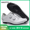 WILDTO Cycling Shoes Mens Road Bike Shoes Flat Speed New Hardness9 Glass Fiber Professional Cycling Sneakers SPD Cleats Footwear 1