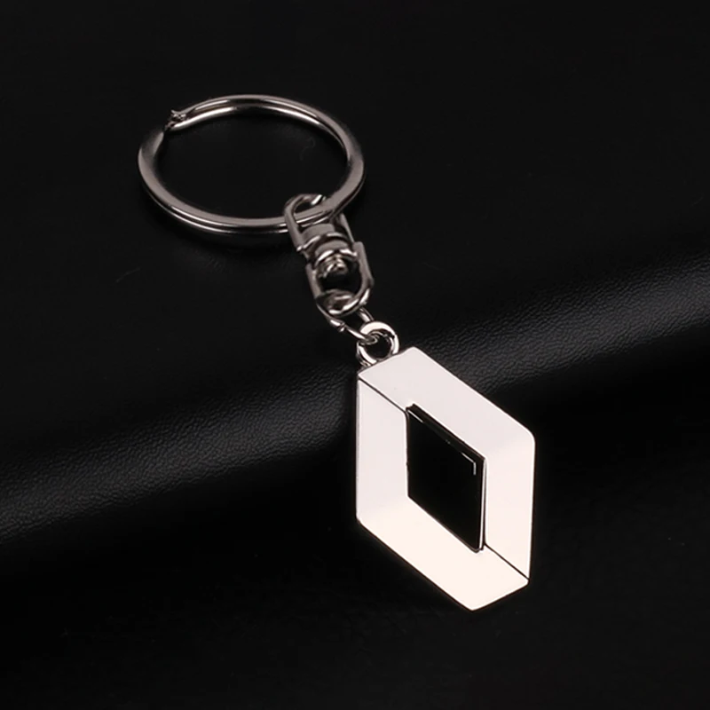 Porte-clés en cuir, porte-clés en métal, porte-badge pour Renault Duster Kaptur Clio Logan Captur Megane 2 3 Laguna Goods