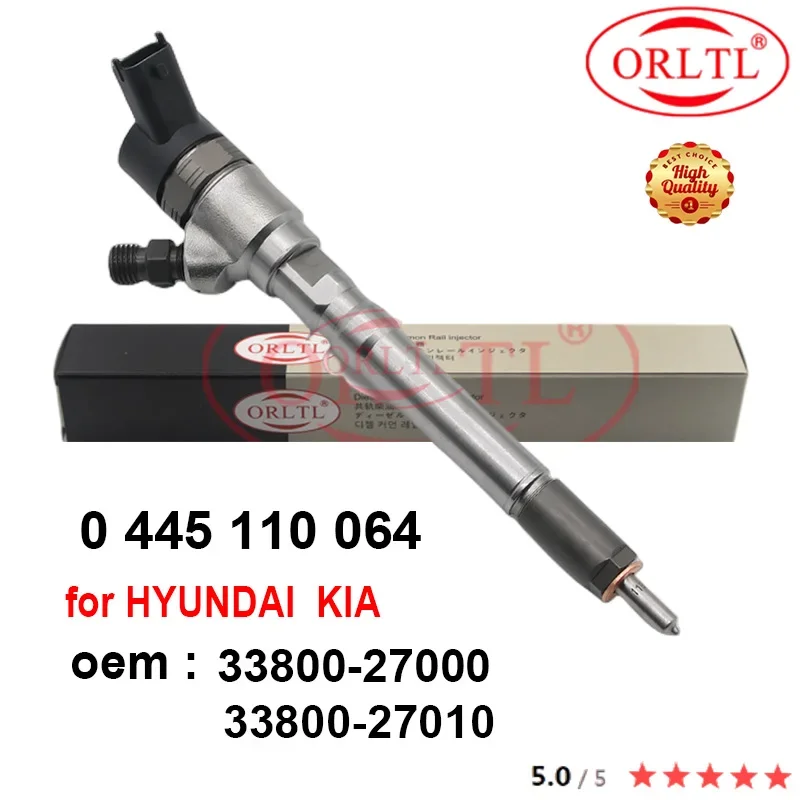 

ORLTL NEW 0445110064 33800-27010 Diesel Original Fuel Injection 0 445 110 064 for Hyundai Kia 33800 27000 33800-27010