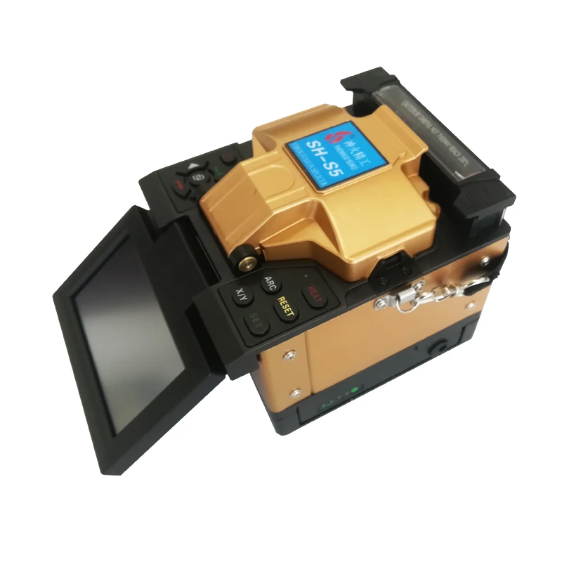 

Original Shenhuo Seiko FTTH SH-S5 Fiber Optic Splicing Machine SM MM Fiber Fusion Splicer For Fiber Splicing With Touch Screen