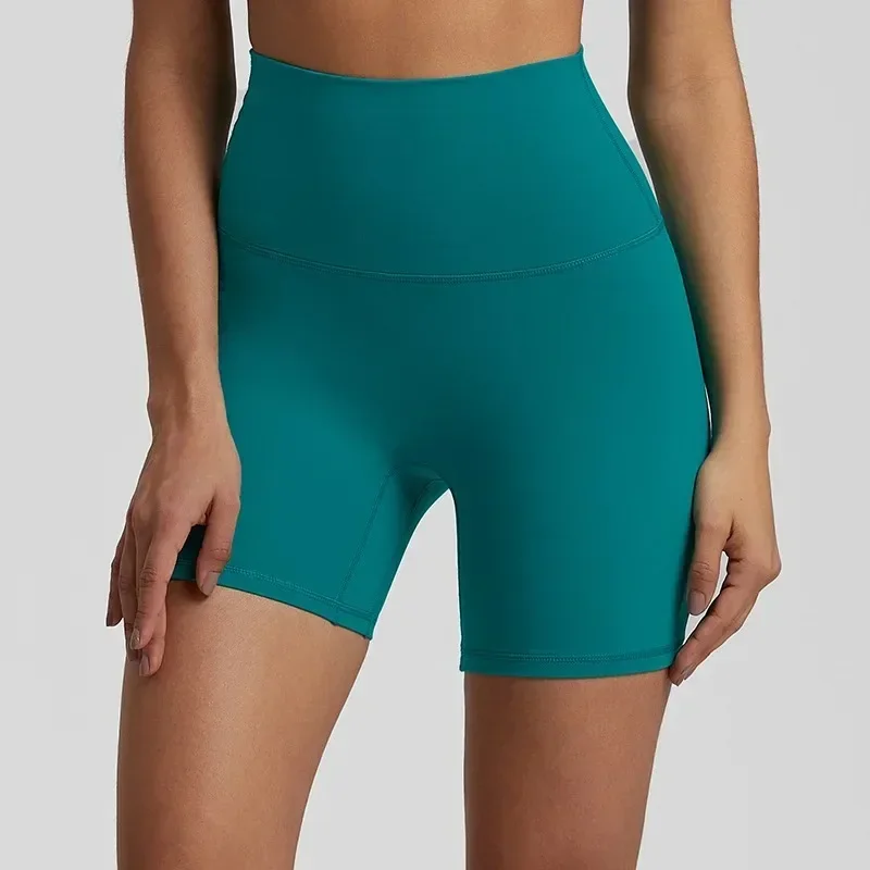 Lemon Women Soft Fitness Sports Short Gym Compression High Waist Yoga Short Legging Cycling Comprehensive Training Jogging