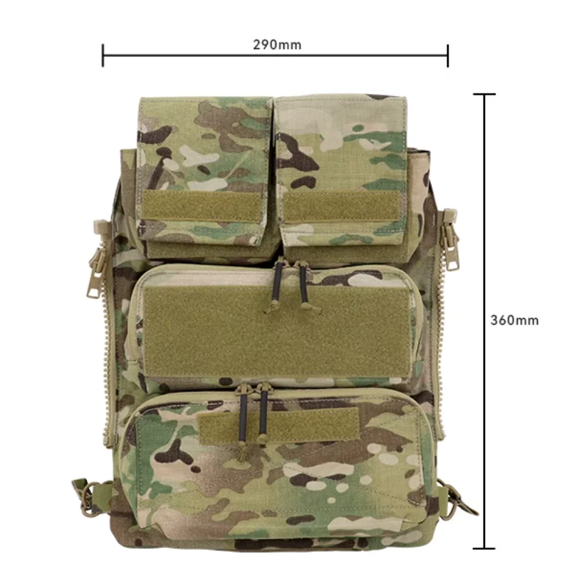 전술 매거진 파우치 백, 지퍼 패널 매거진 파우치, AVS JPC2.0용 NG 버전, CPC 조끼, MOLLE 가방 3107