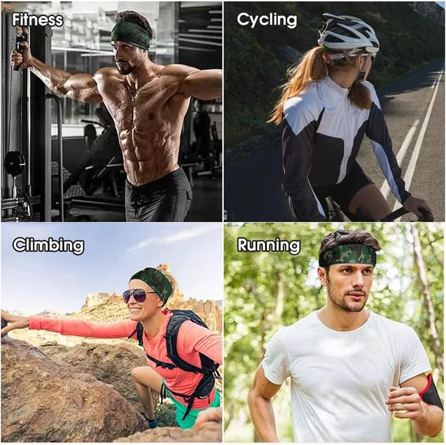 1 Pcs Sports Sweat Absorbing Headscarf Unisex Yoga, Fitness, And Running Sweatband And Hair Care Belt Diverse Fashion Headbands 6