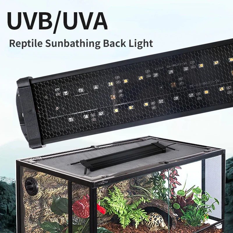 

Reptile UVA+UVB Full Spectrum LED UV Lamp 10.0/20.0 Turtle Lizard Snake Light Terrarium Lamp for Reptile Vivarium Calcium Supply