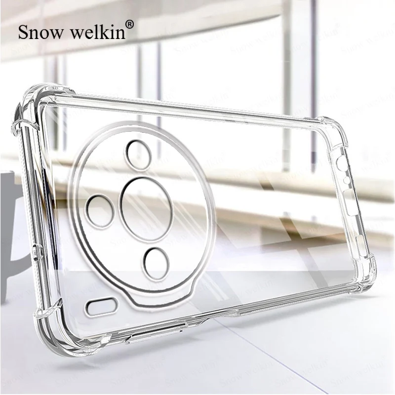 Clear Soft TPU Shockproof Case with Airbag Buffers - Full Protection Back Cover