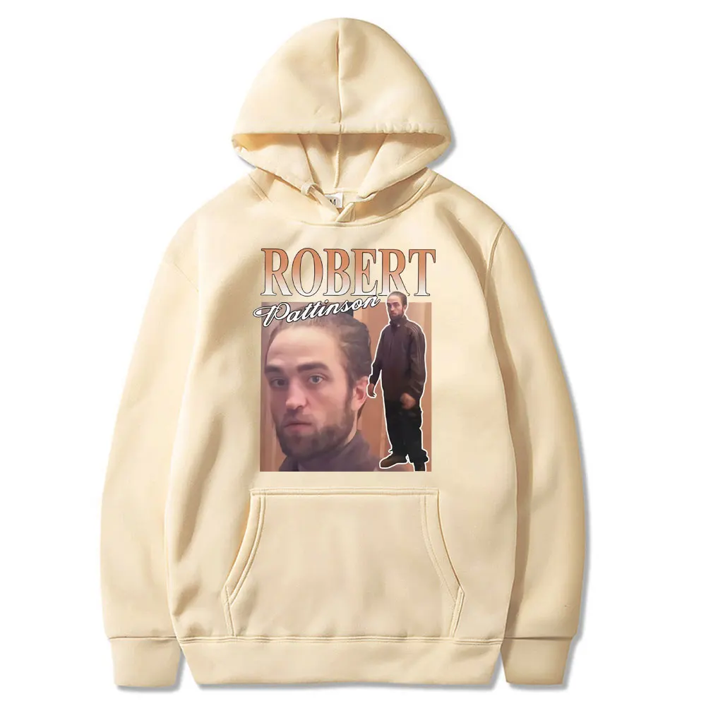 

Robert Pattinson Print Hoodies Autumn Winter Streetwear Men Women Oversized Sweatshirts Unisex Pullover Hoodie Casual Tracksuits