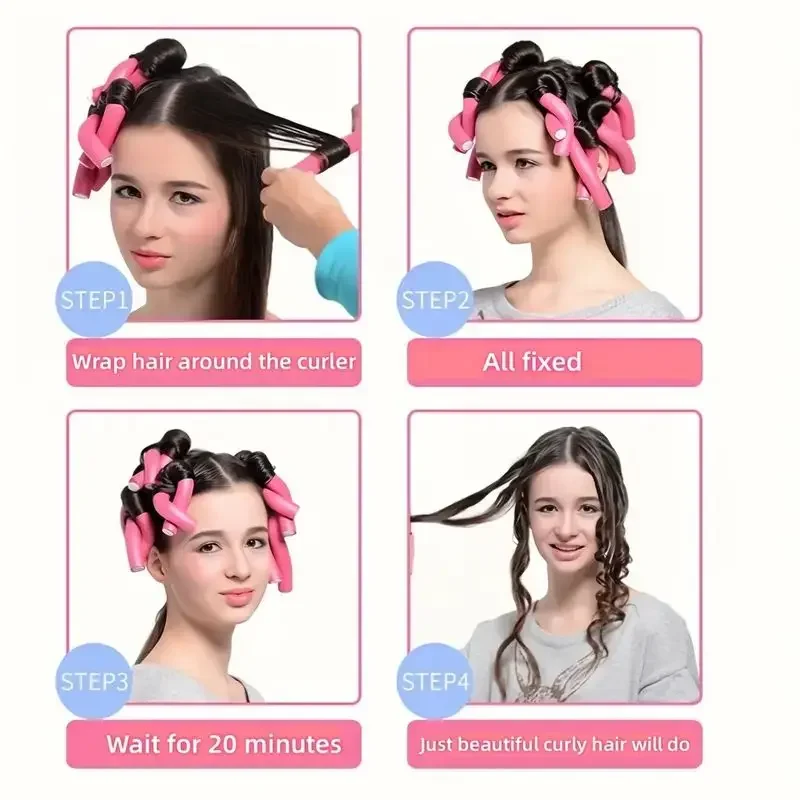 Hair Curling Sticks,Hair Care Manual Hair Rollers, Perm Curling Bars, For Beauty & Personal Care  hair tools