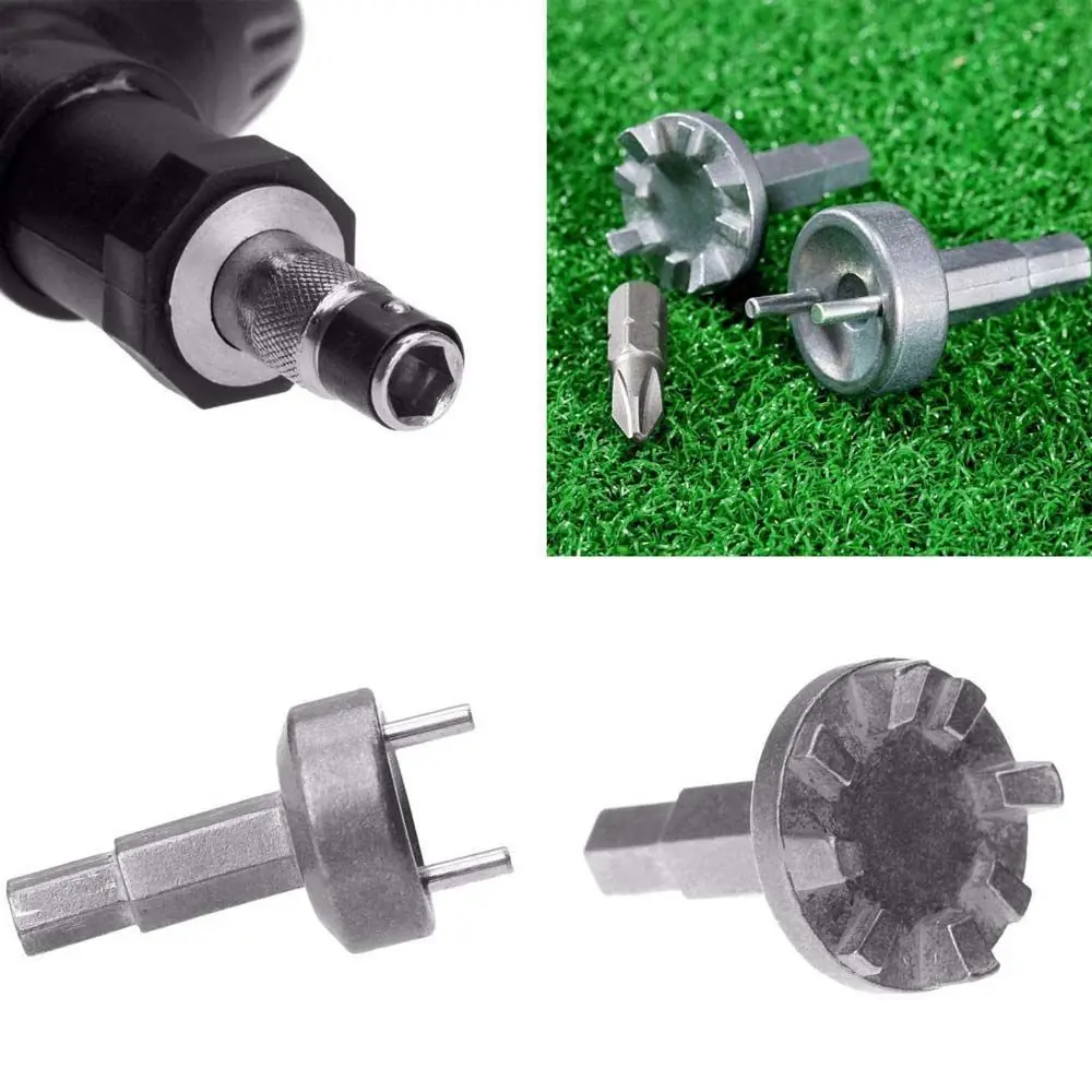 Spike Ratchet Golf Accessories Remover Tool Spikes Replacement Tool Golf Spike Wrench Handle Wrench Nails puller Kits