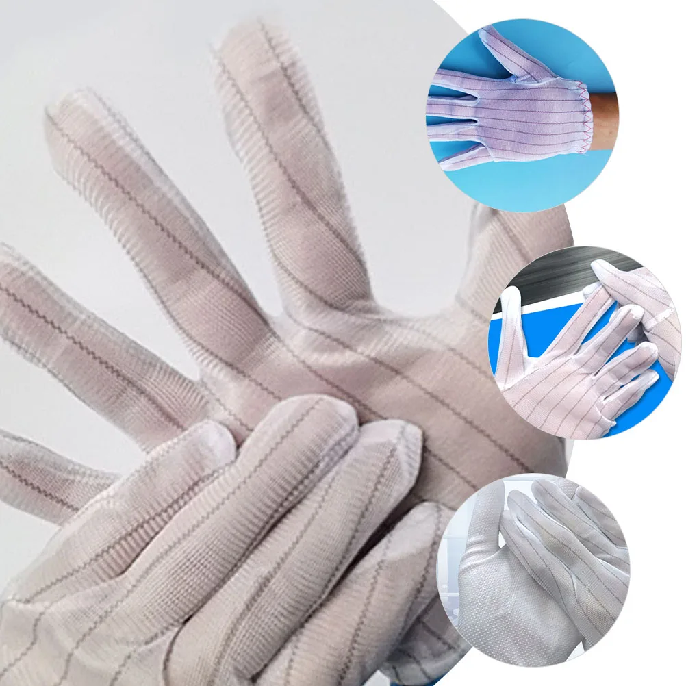 10 Pairs Working Gloves Anti-static Electronics Installation Protection Fiber Repair Installation
