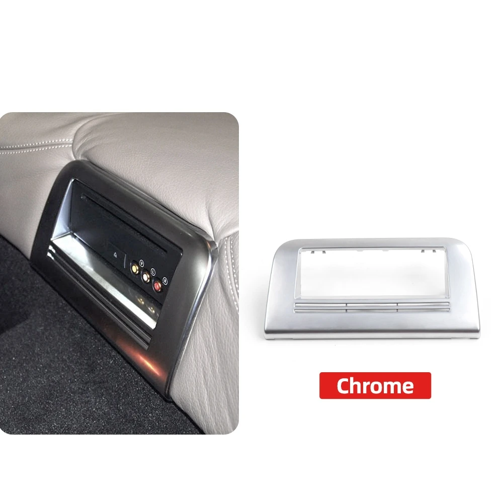 

Car Rear Chrome Seat CD Panel Cover Cover Trim Panel Replacement For Mercedes Benz E W212 2014 A21284600277