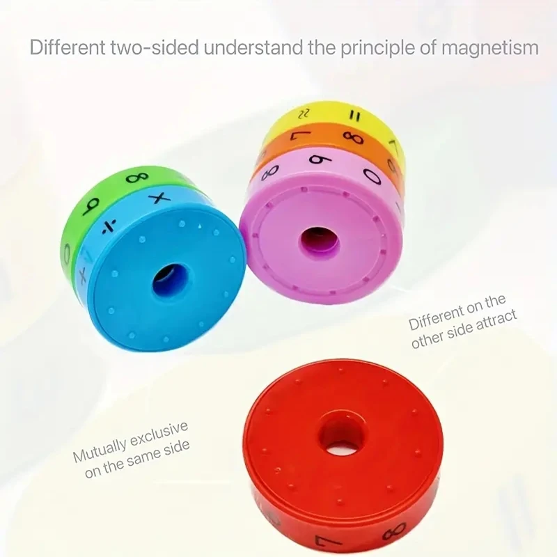 Children Magnetic Math Calculation Training Toys Teaching Aids Arithmetic Learning Educational Thinking Game Decompression Gift 5