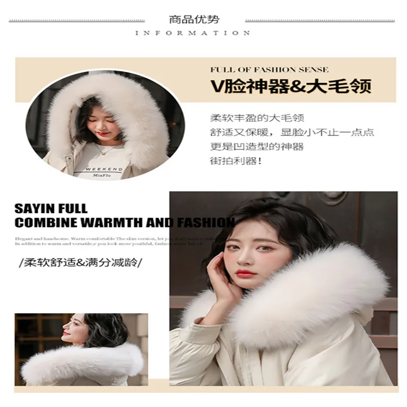 Winter New Thickened Warm Drawstring Down Padded Jacket Women Waist-slim Warm Student Padded Jacket Fashion Clothes