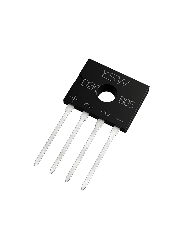 Bridge Rectifier 50pcs D3K D2KB05 D2KB60 D2KB20 D2KB100 Single Phase Standard Through Hole