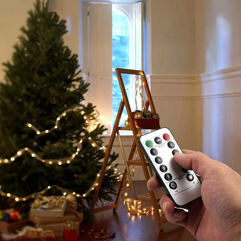 Fairy lights New Year Christmas Decoration Holiday Copper Wire USB Led Indoor Home Decor with Remote Control